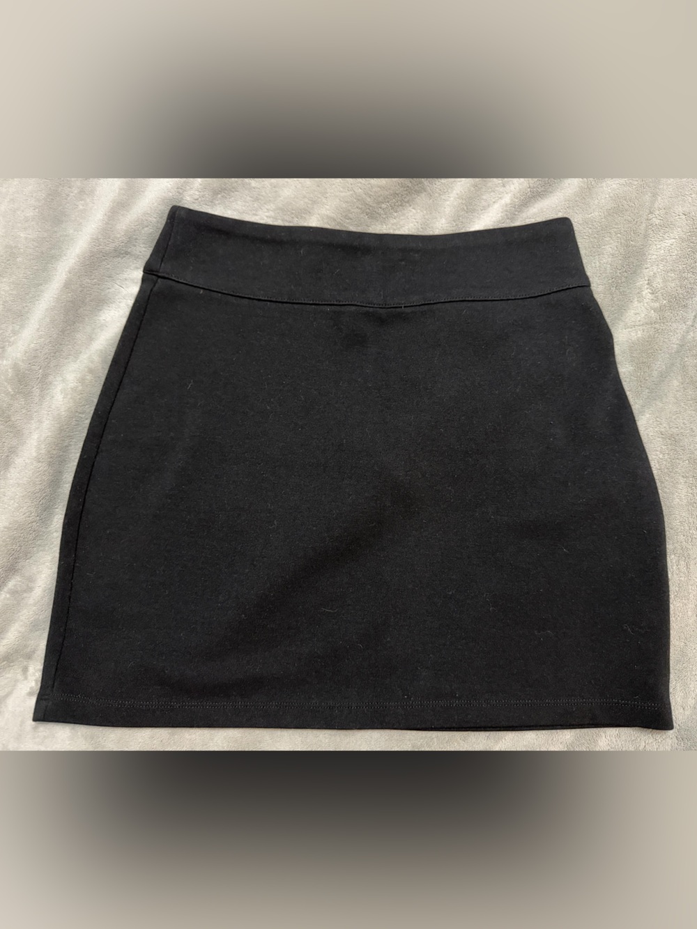 BDG Black Zipper Mini Skirt